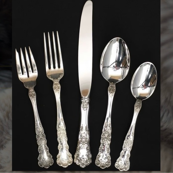 Gorham Buttercup Sterling Silver 5 Piece Place Setting New In Box - Picture 5 of 5